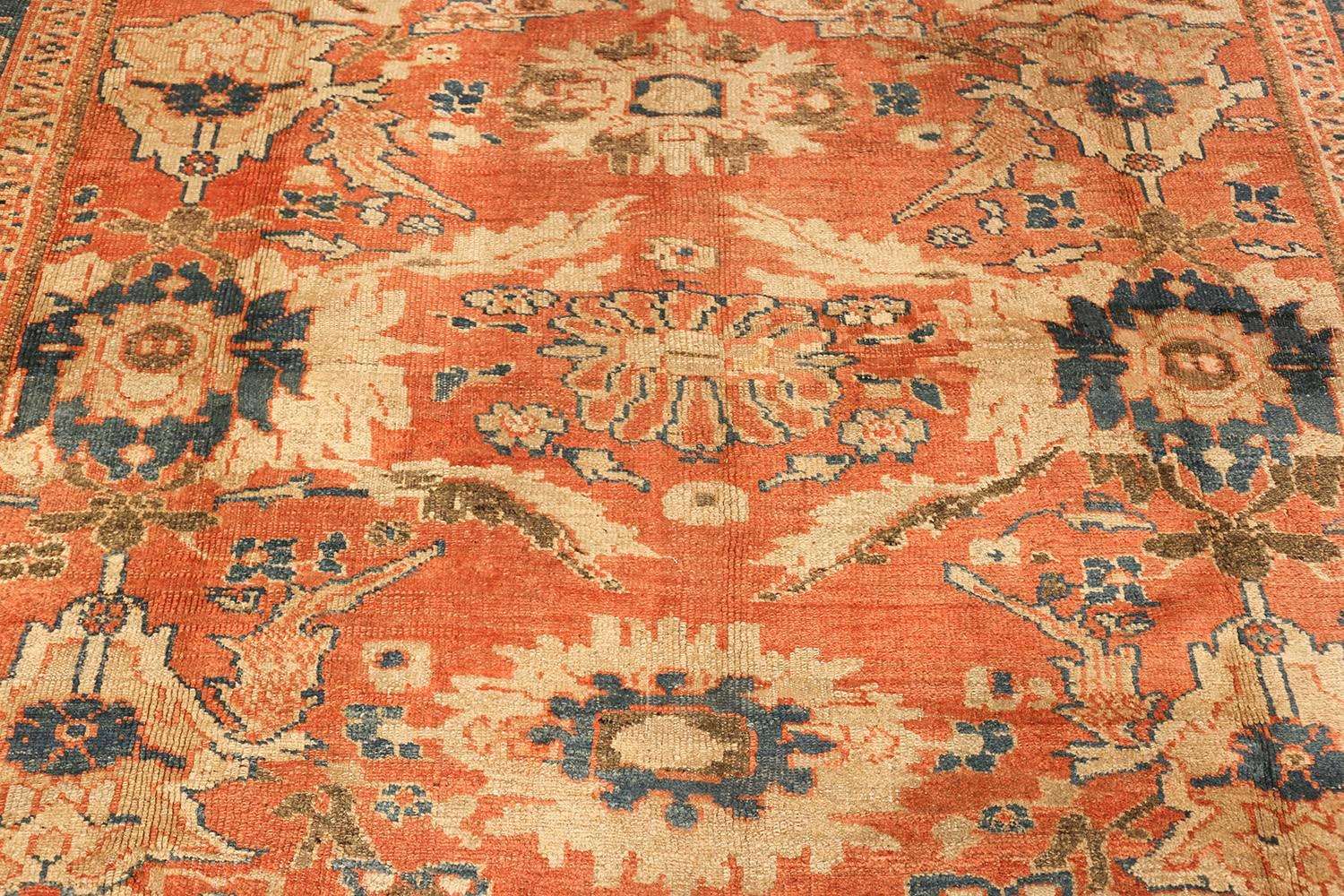 Antique Sultanabad Persian Rug. Size: 10 ft 4 in x 14 ft  For Sale 3