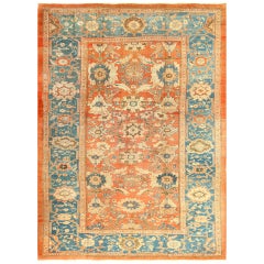 Tapis persan ancien de Sultanabad. Taille : 10 ft 4 in x 14 ft 