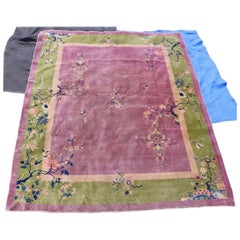 Room Size Chinese Art Deco Rug Att. to Nichols
