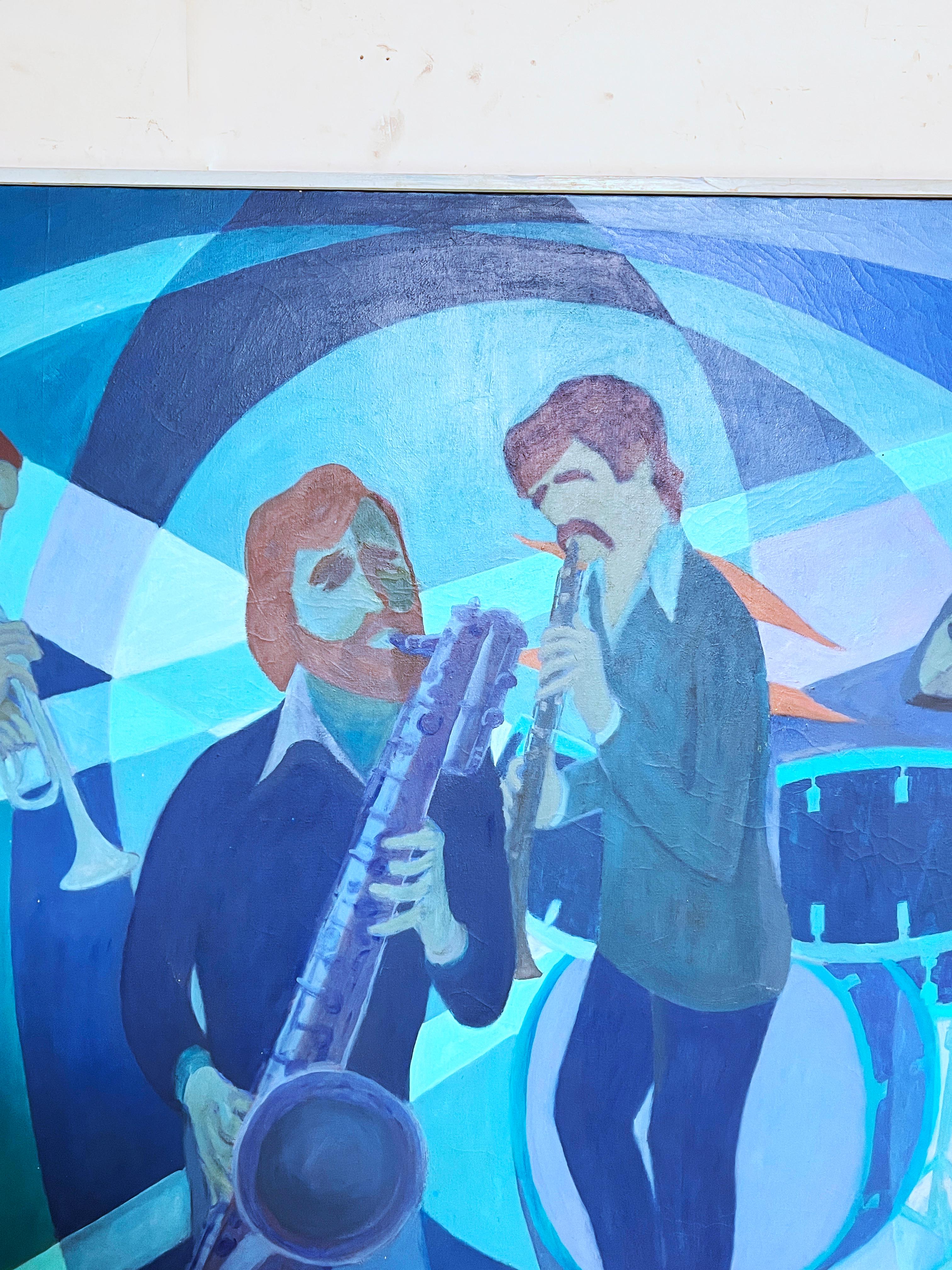 Milieu du XXe siècle Photo en taille réelle du groupe de jazz de Gerry Mulligan, vers 1960 1960s en vente