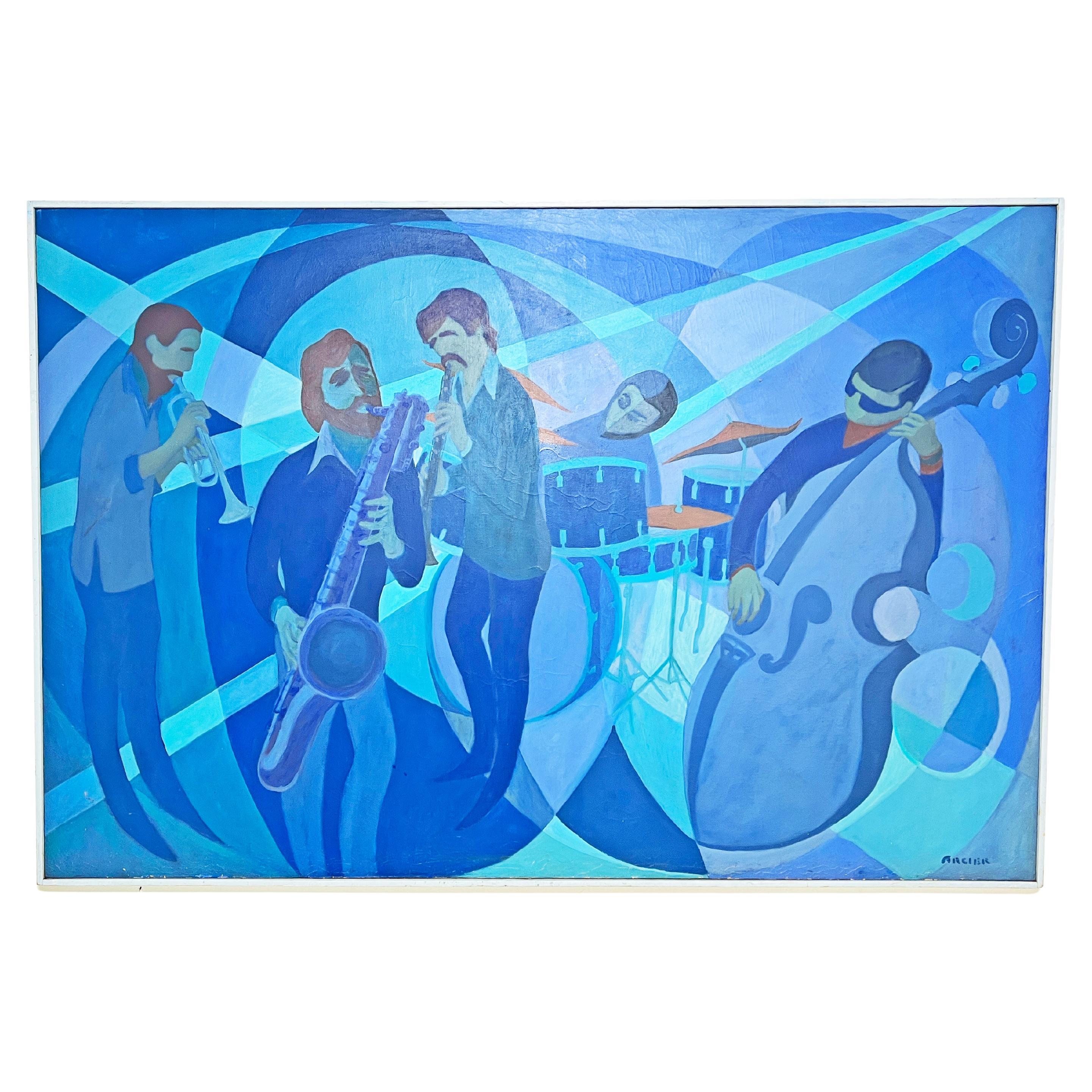 Photo en taille réelle du groupe de jazz de Gerry Mulligan, vers 1960 1960s en vente