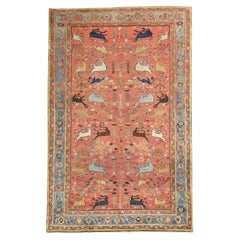 Room Size Persian Animal Pictorial Rug