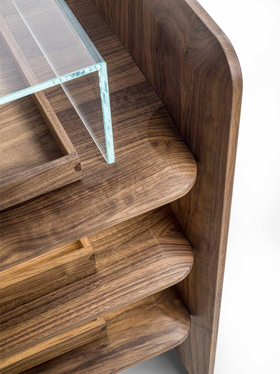 Room Walnut Console Table For Sale 2