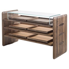 Room Walnut Console Table