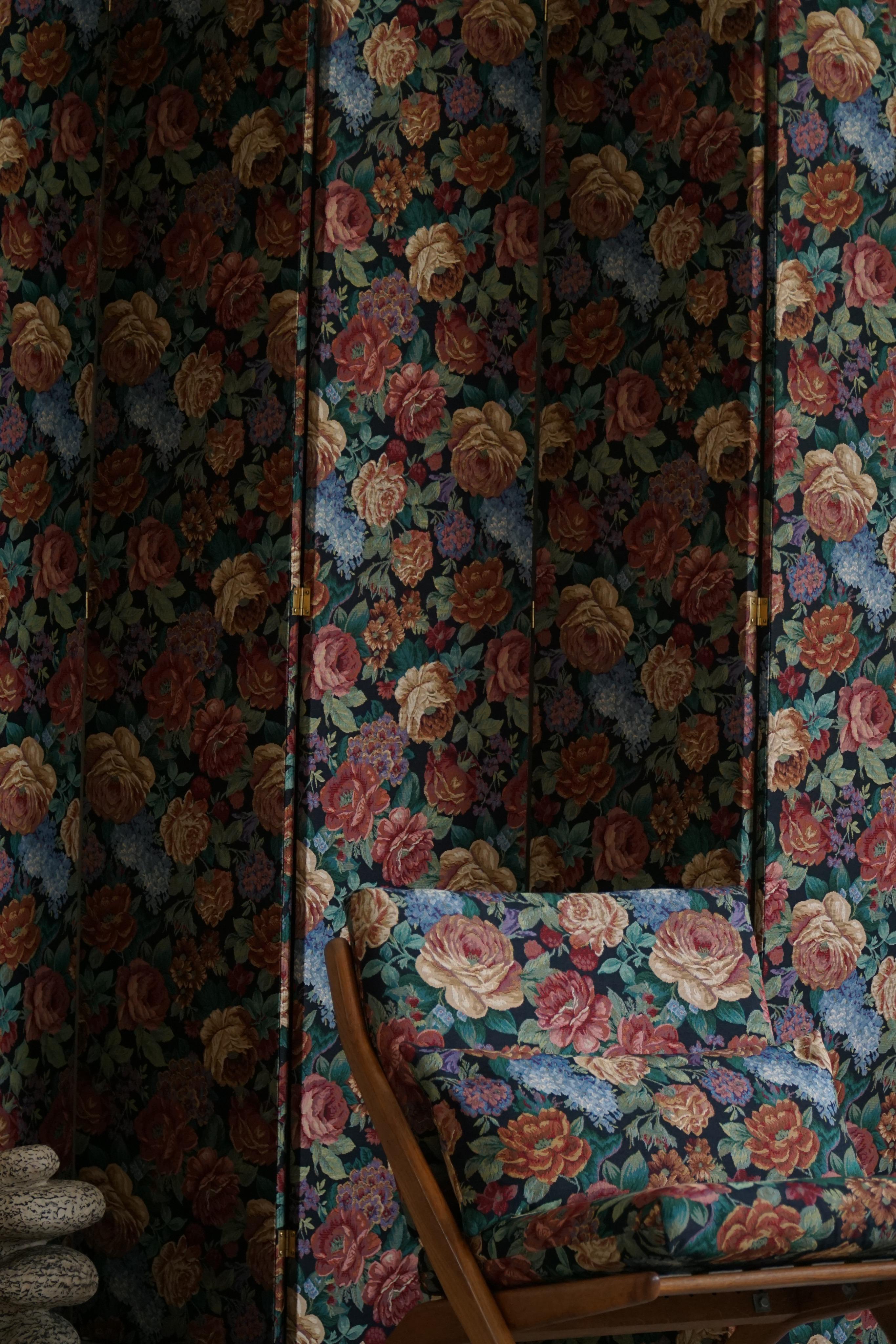 « Roomie » une séparation de pièce par eliaselias en tissu vintage, design danois, 2023 en vente 2