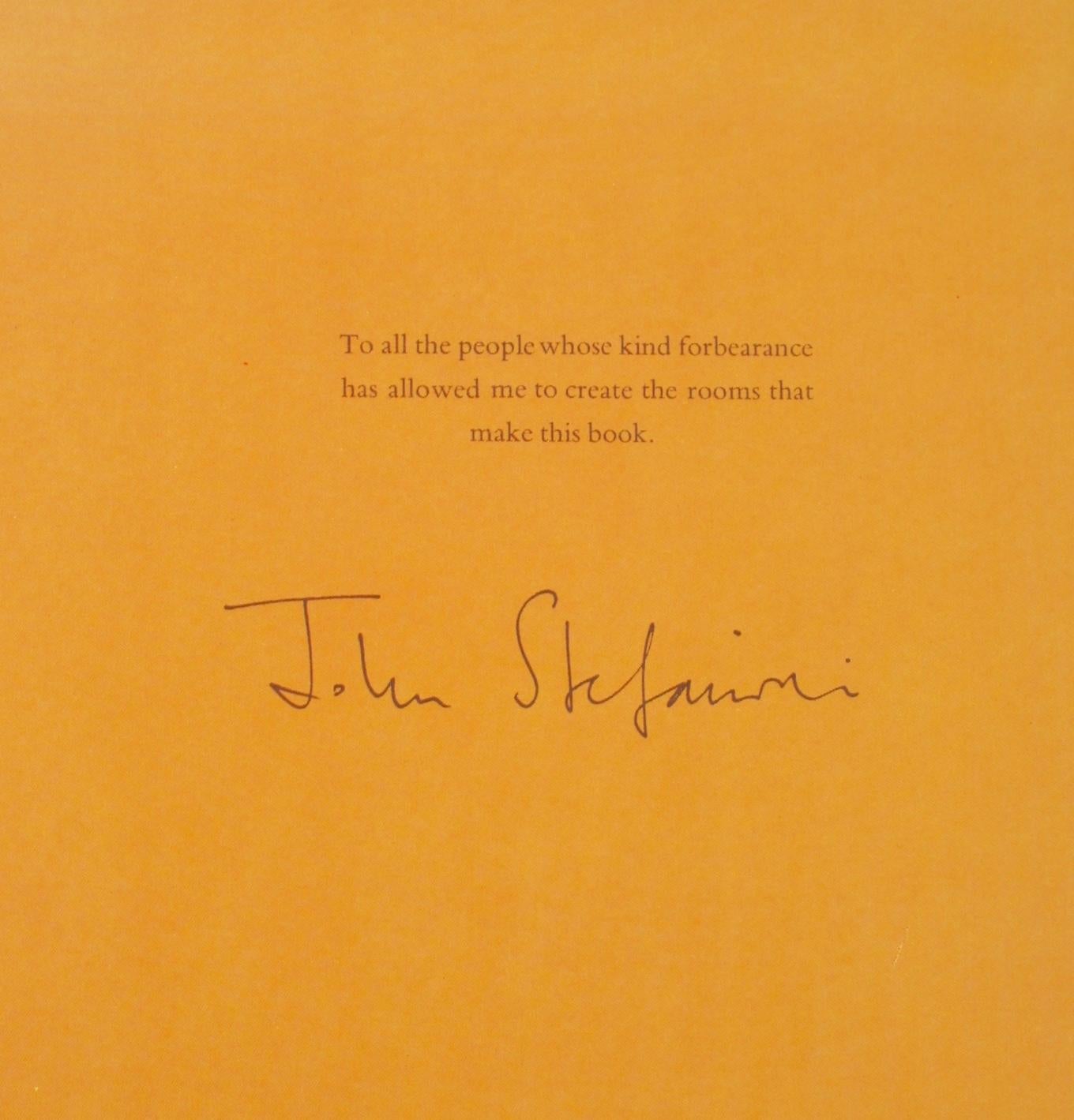 American Rooms: Design and Decoration Signed First Edition by John Stefanidis