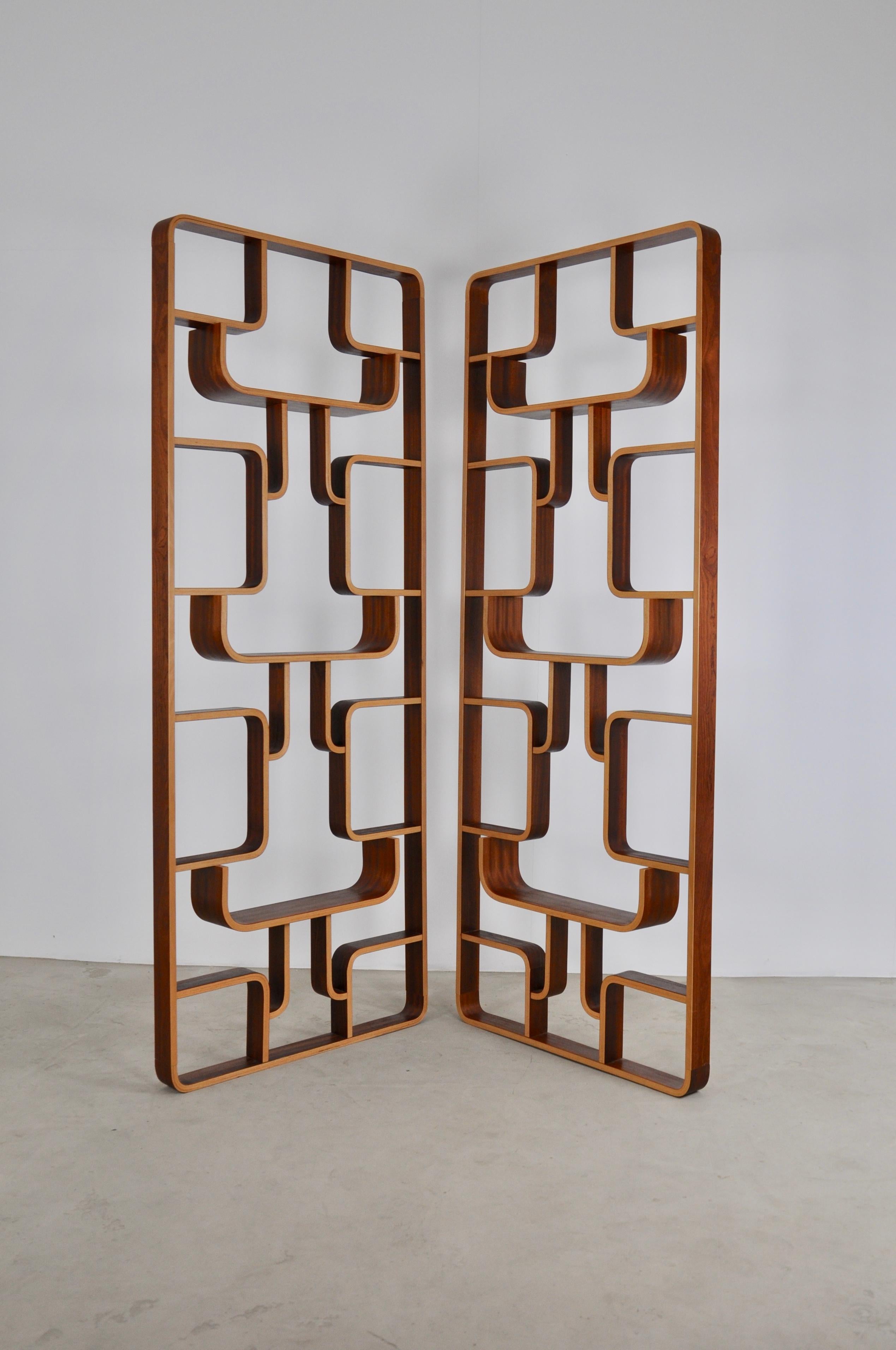 Rooms Dividers by Ludvik Volak for Drevopodnik Holesav, 1950s 1