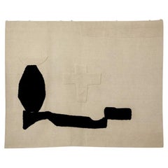 "Vessel on The Road" Wool and Cashmere Hand-knotted Wall Tapestry