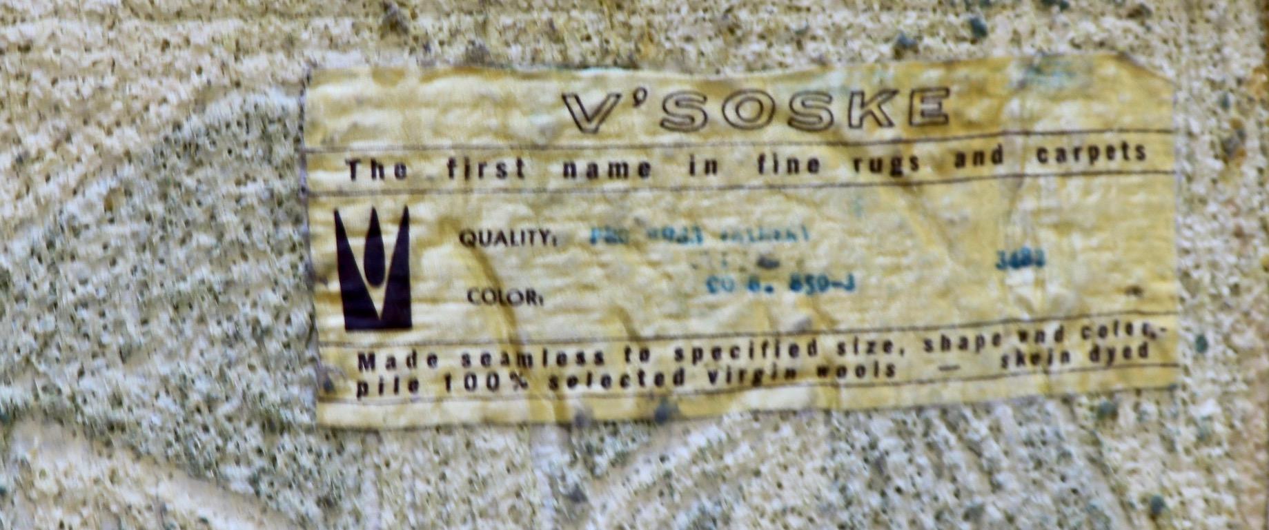 20th Century Roomsize V'Soske Wool Carpet