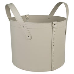 Firewood holder TONDA with handles - Diameter 48 x 54 h cm
