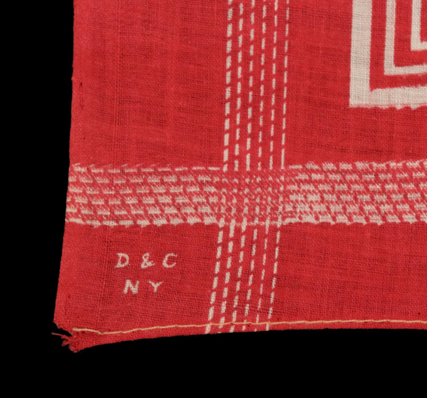 Early 20th Century Roosevelt Battle Flag Kerchief, Made for the 1912 Presidential Campaign