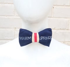 Roosevelt Era Warm Springs Georgia Novelty Bow Tie