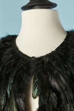Rooster feather evening jacket