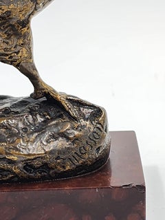 Rooster Figure "Chantecler" by Clovis Edmond Masson