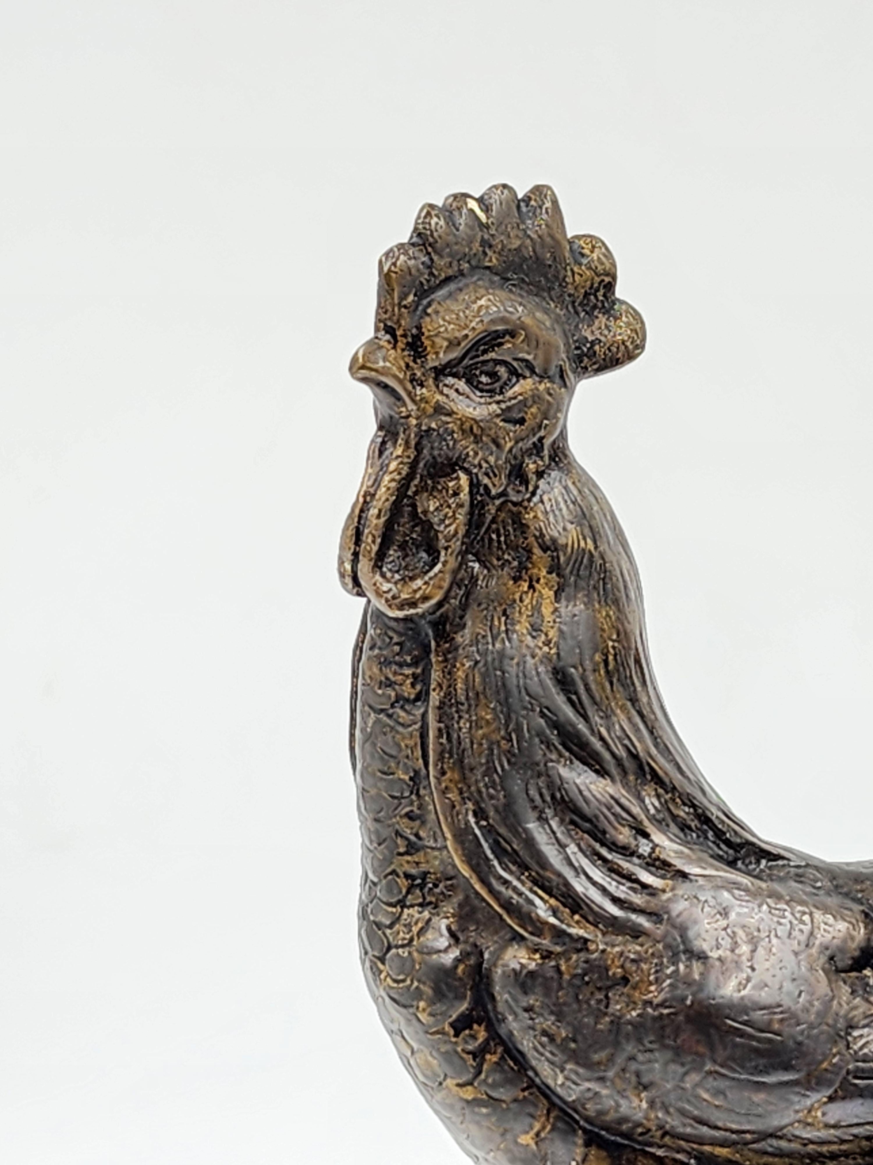 Belle Époque Rooster Figure 