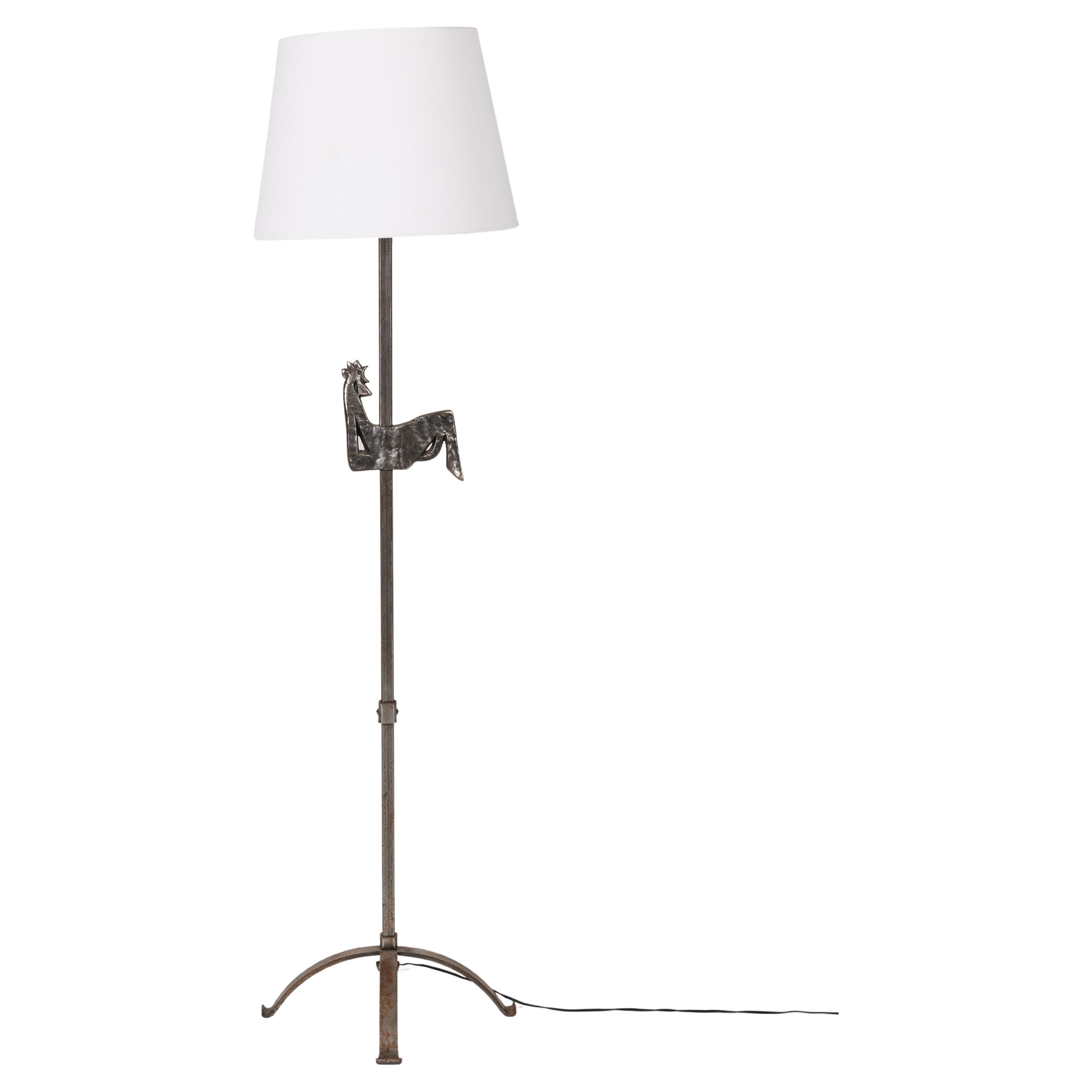 Rooster floor lamp For Sale