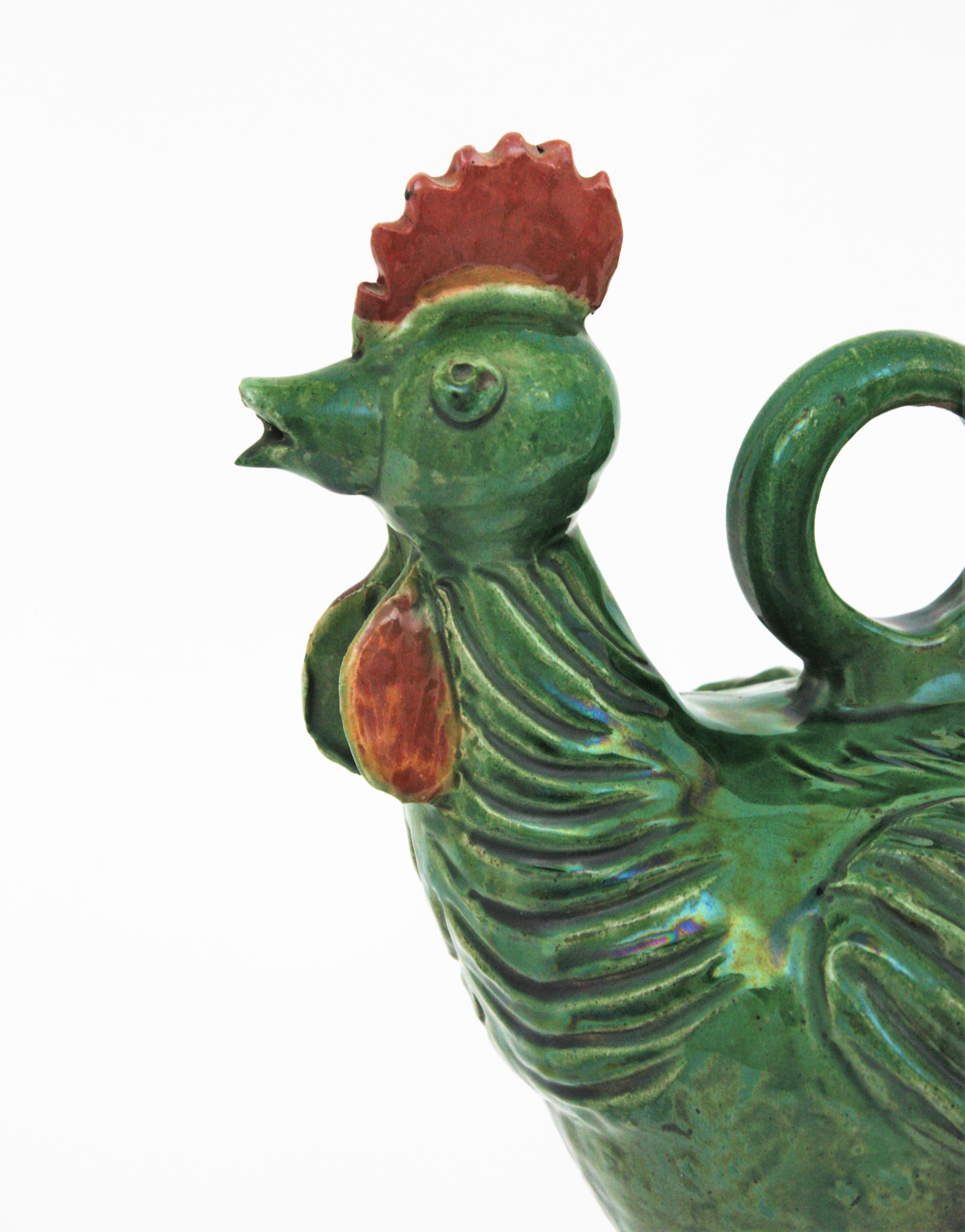 pichet coq ancien
