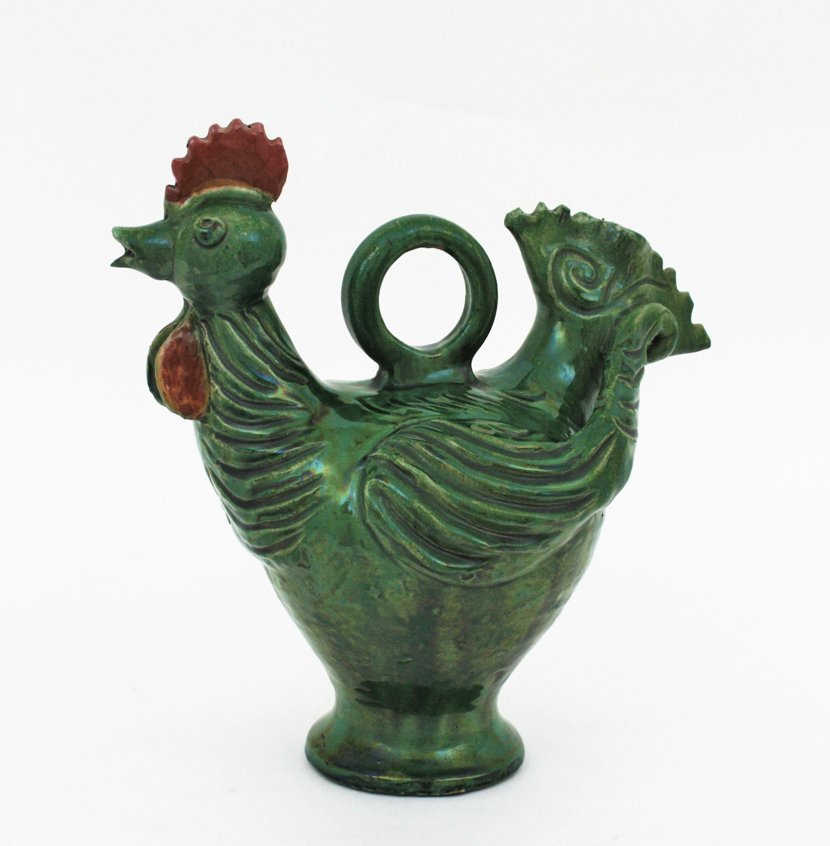 rooster vase