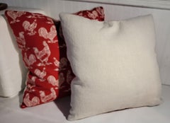 Rooster Printed  Pillows - Pair