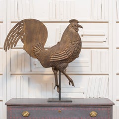 Rooster Weathervane by Rochester Iron Works, 1880s