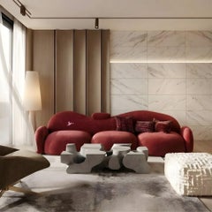 Root Huge Sculptural Luxury Coffee Table in GreyStone Mortar Finishby MainGUILTY