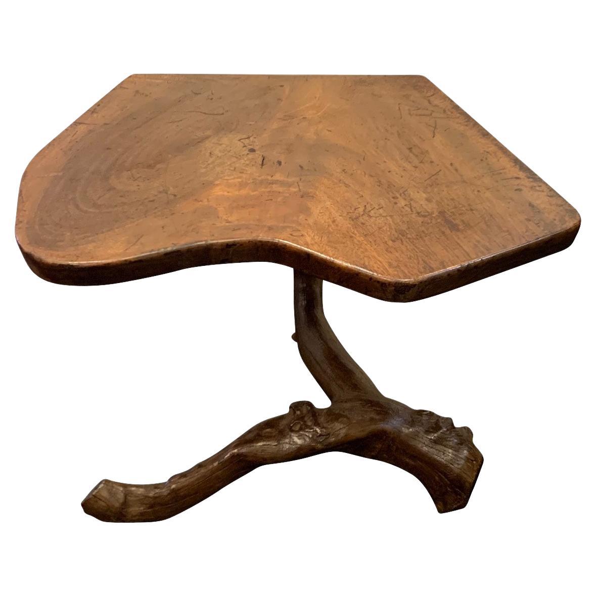 Root Wood Organically Shaped Cocktail Table, France, 1970s For Sale