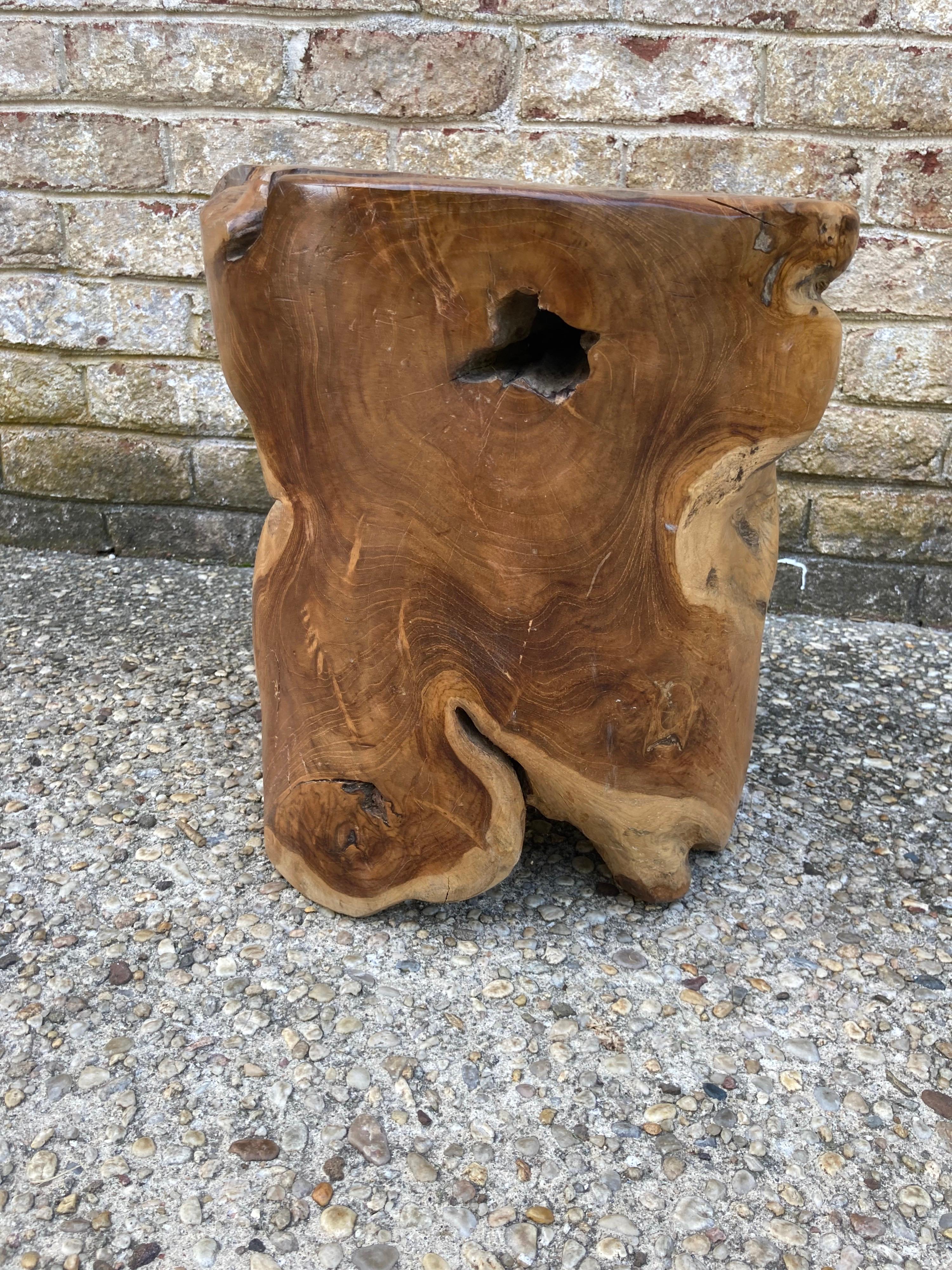 Root Wood Stump Style Table or Stool 1