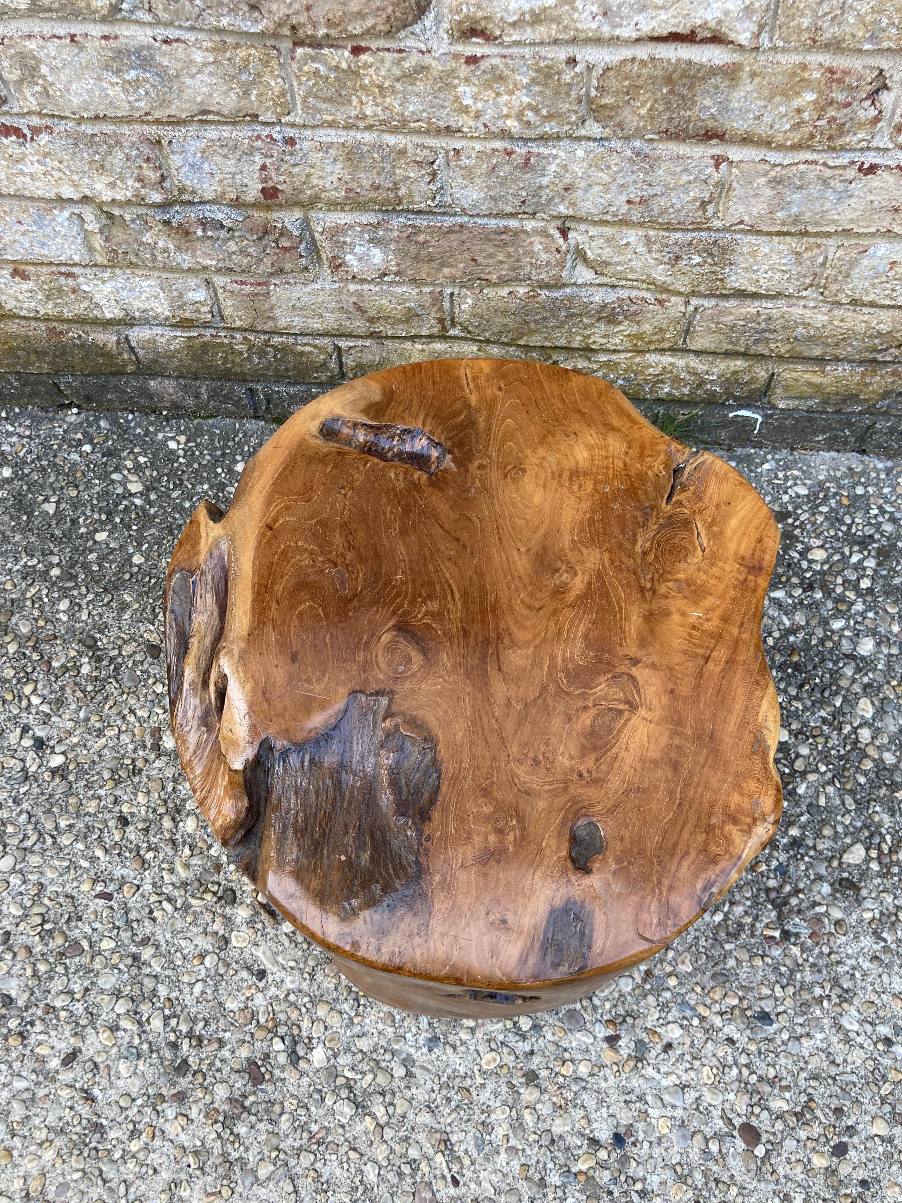 Root Wood Stump Style Table or Stool 2
