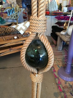 Vintage French Rope Floor Lamp