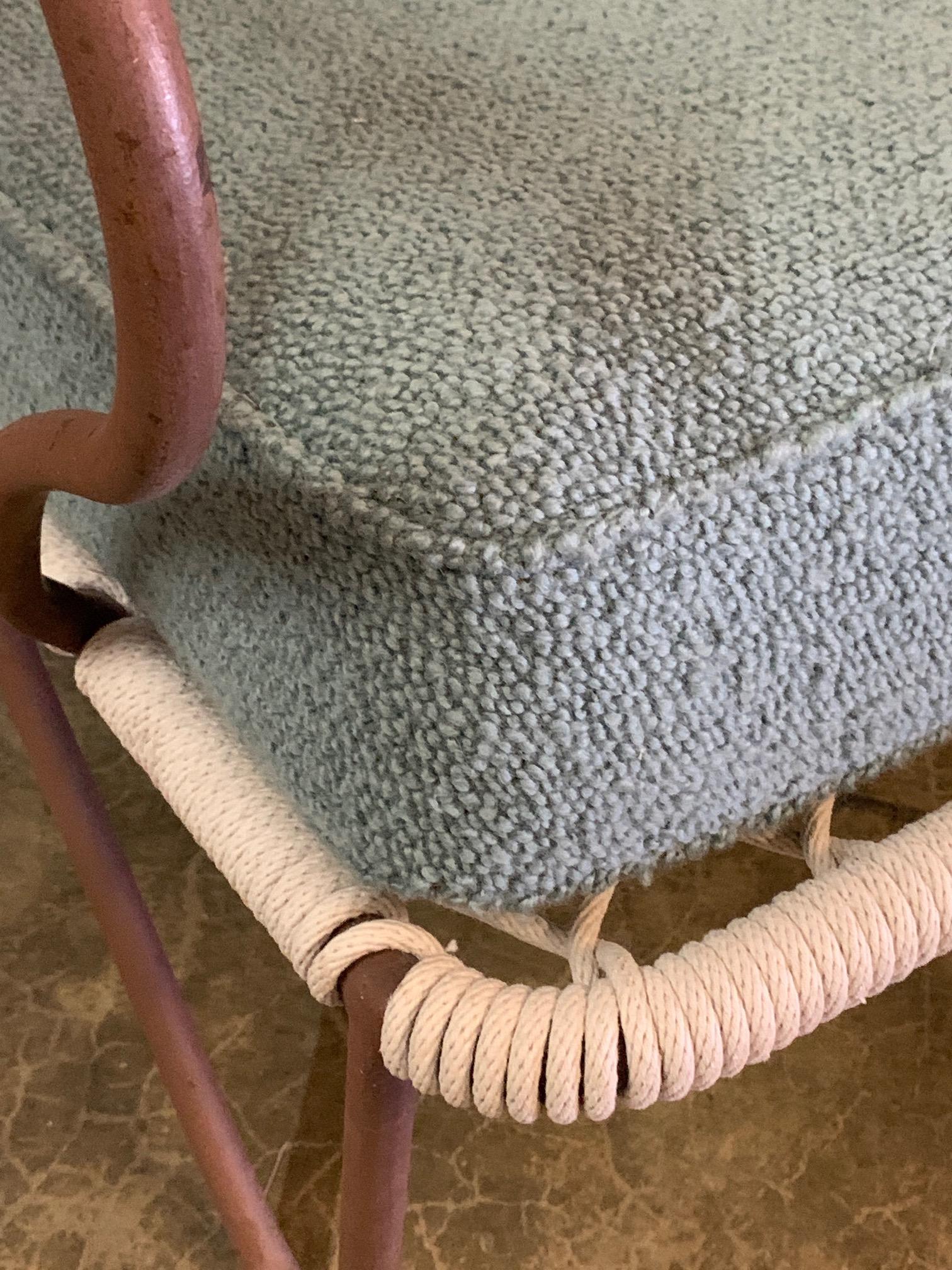 Rope and Iron Lounge Chair 15