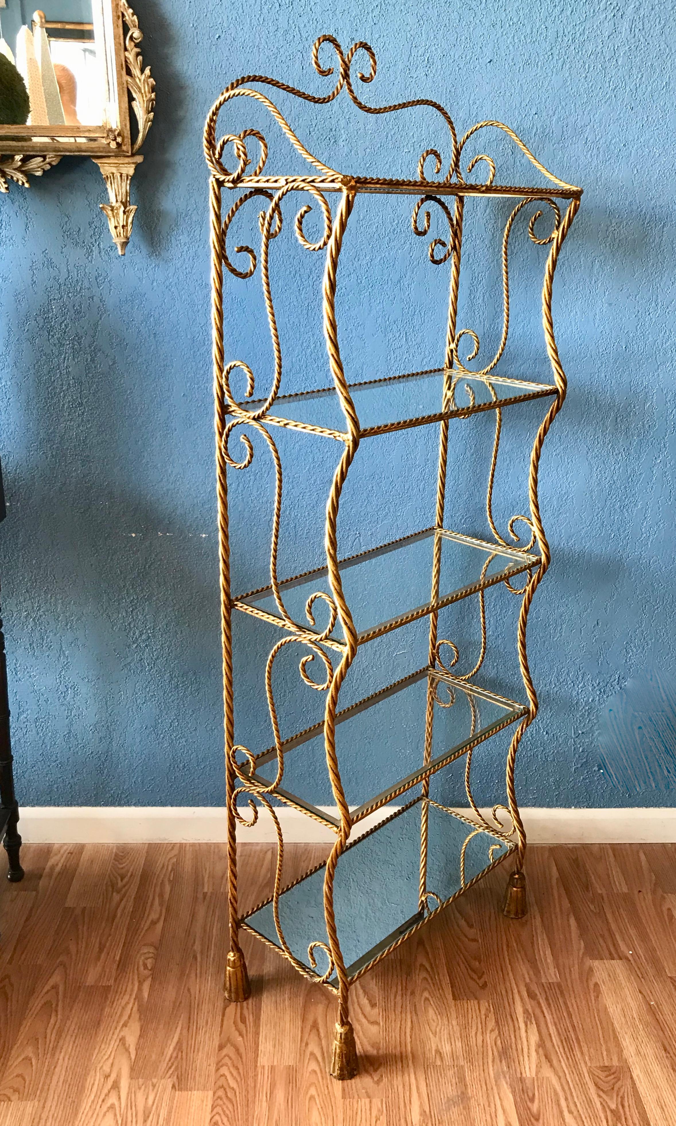 Rope and Tassel Bookcase / Etagere 1