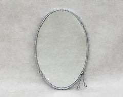 Rope and Tassel Mirror Maison Baguès C1970s France