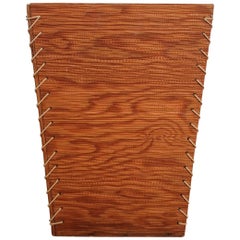 Rope and Wood Waste Basket, 1950s