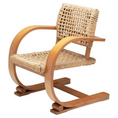 Rope Armchair by Adrien Audoux and Frida Minet for Vibo Vesoul, France ca 1950s