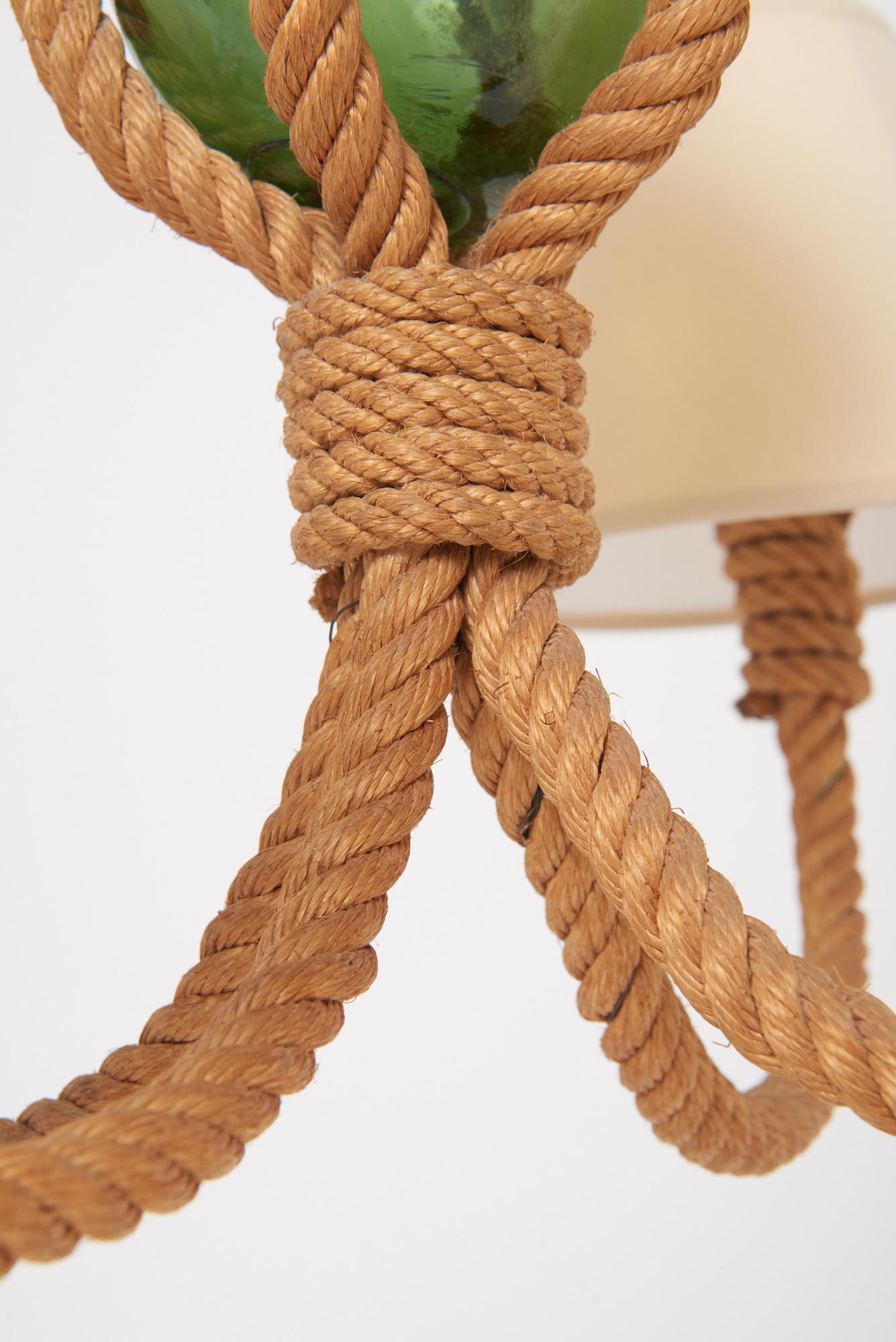 Rope Ceiling Light by Audoux-Minet 1