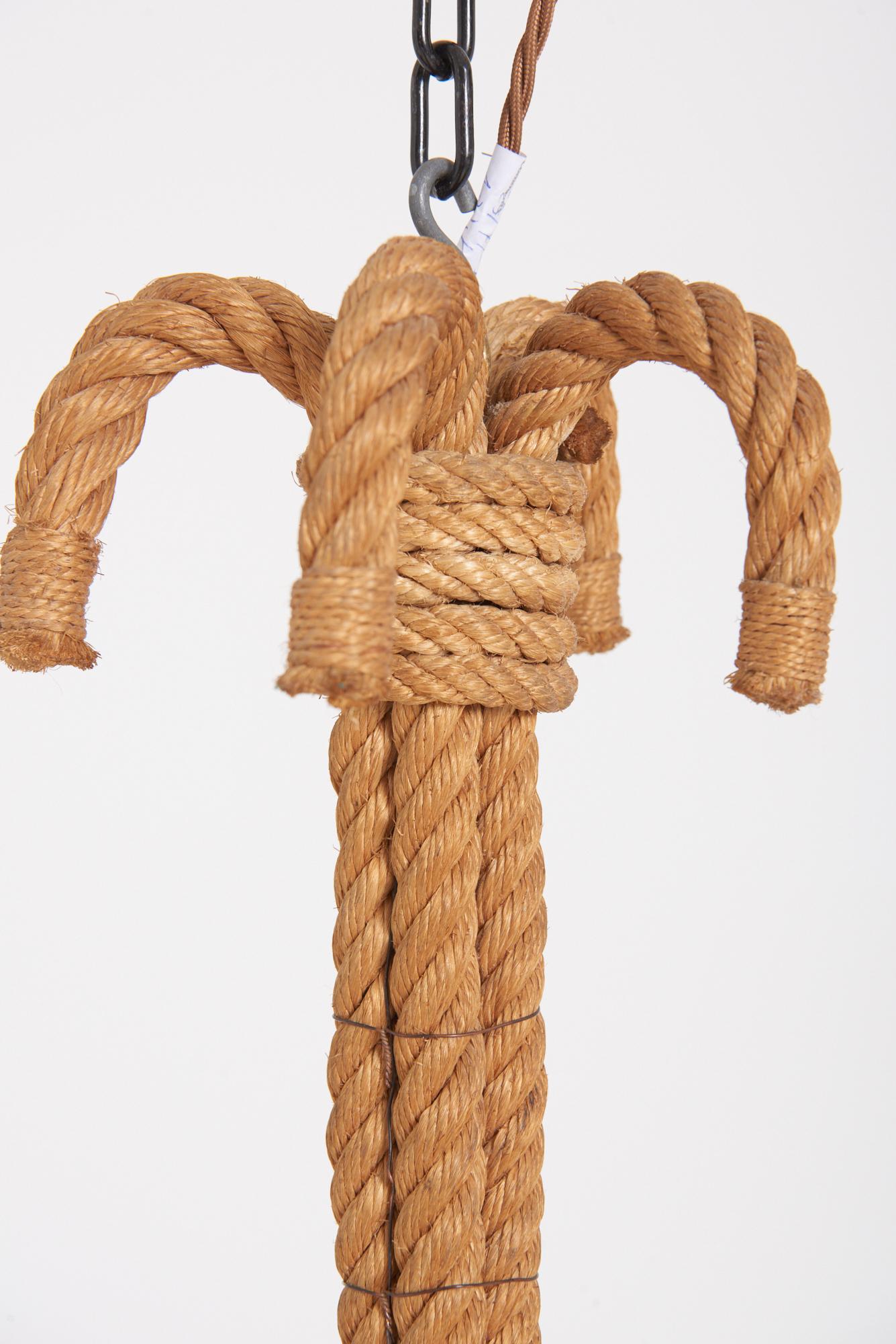 Rope Ceiling Light by Audoux-Minet 3