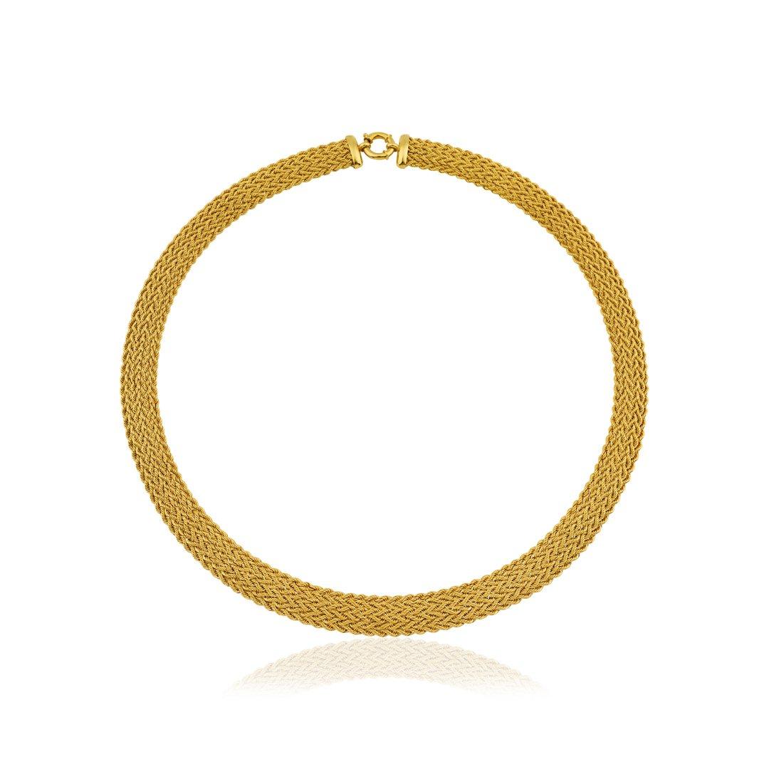 Solid and beautiful, this rope chain (13.70 mm) width is artfully crafted in 14k yellow gold.

Metal: 14K Yellow Gold 
Width: 13.70mm
Length: 17inches ( 45cm )
Weight: 32Gr.
Lobster clasp

*Photo may have been enlarged and/or enhanced