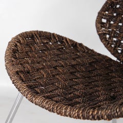 Rope chair and ottoman