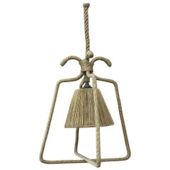 Rope Chandelier Audoux Minet, circa 1960