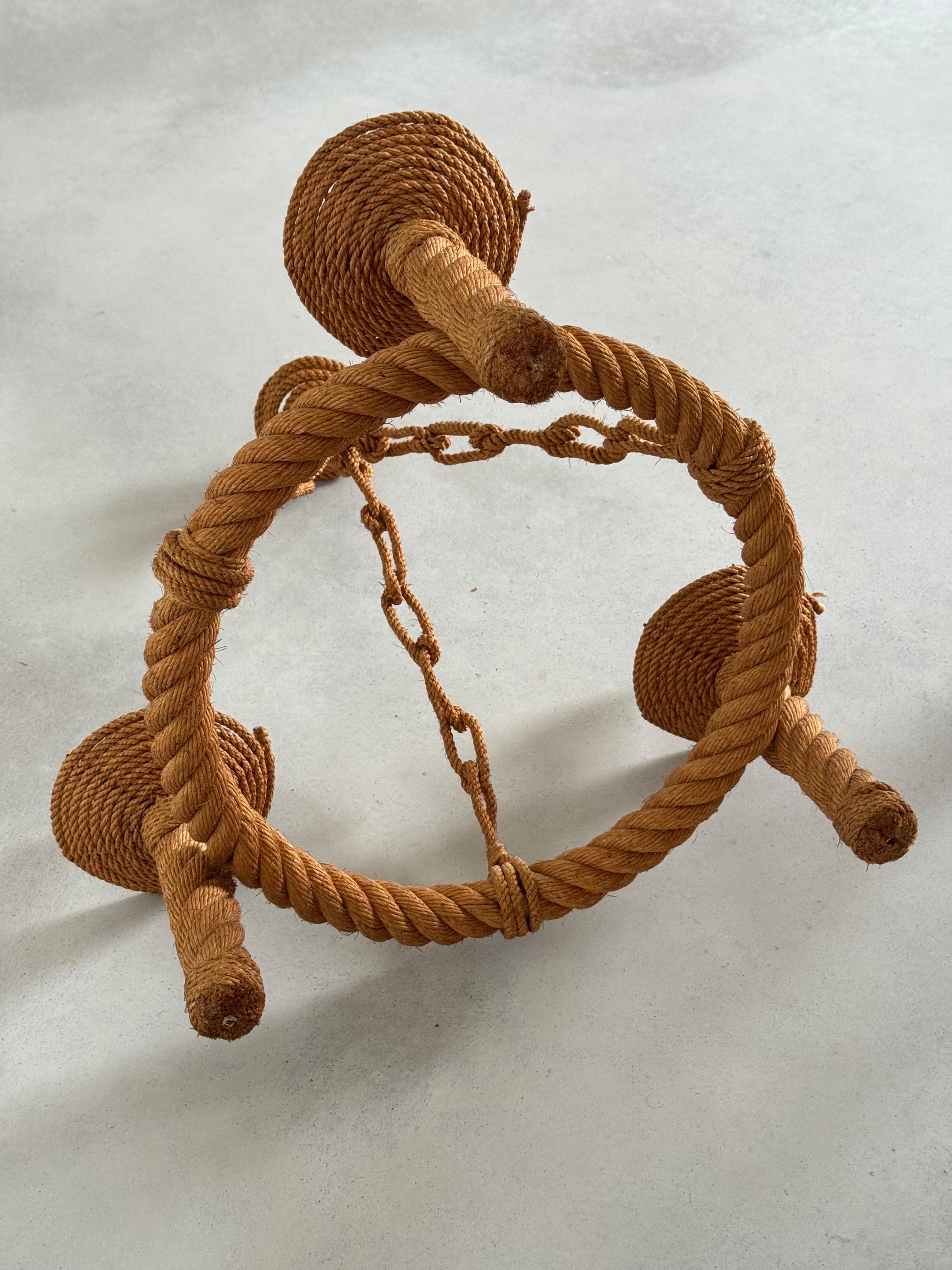 Araña de cuerda de los diseñadores franceses Adrien Audoux y Frida Minnet, Francia, años 50 en venta 11