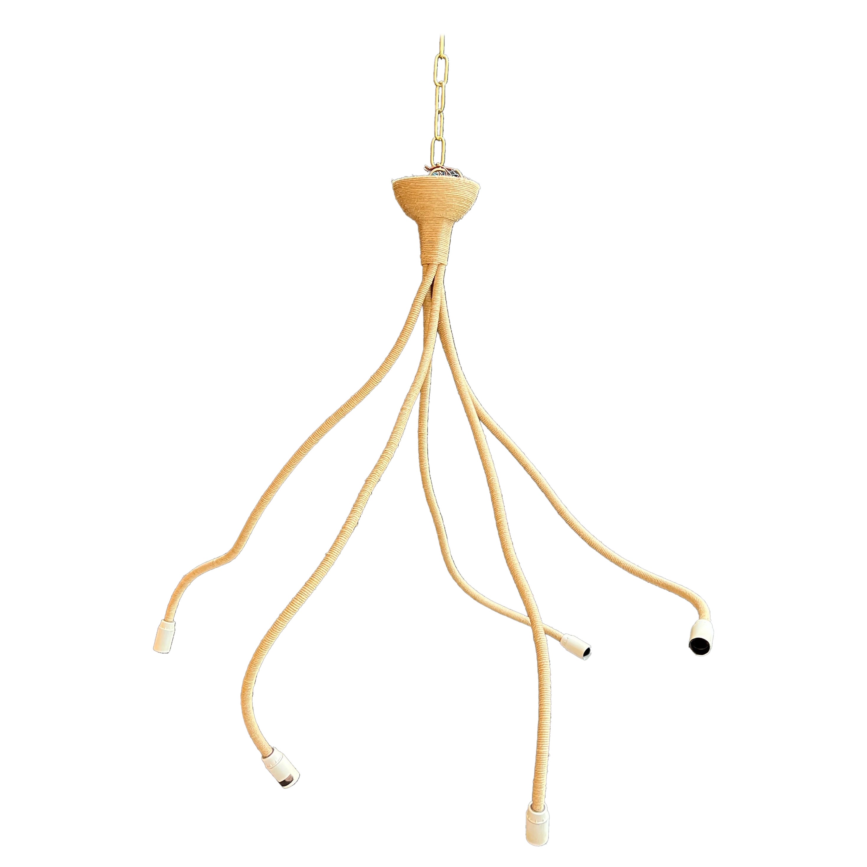 Lustre en corde en vente