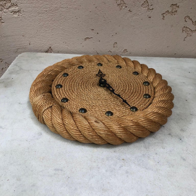 Rope Clock Audoux circa 1960 at 1stDibs clock on a rope,