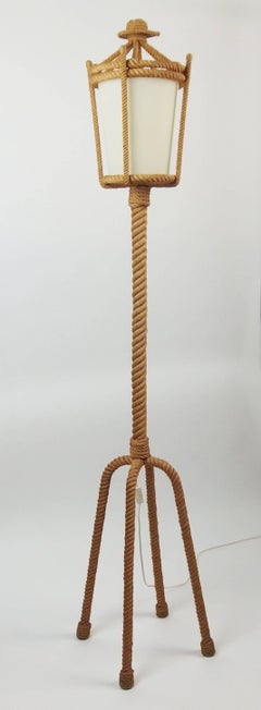 Rope Floor Lamp by Audoux Minet
