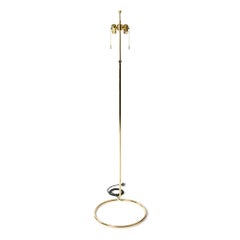 Lampada da terra 'Rope' in bronzo lucido, su ordinazione