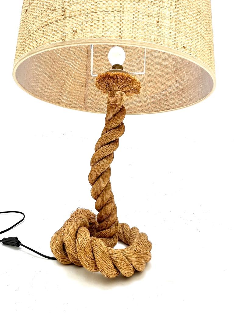 tall rope lamp