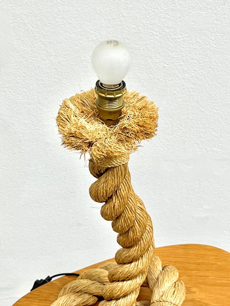 Rope Lamp by Audoux Minnet, 1960's For Sale 2