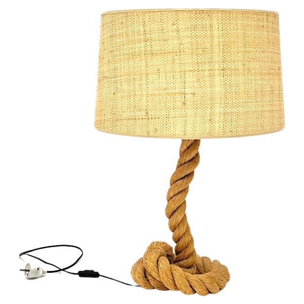 Rope Lamp by Audoux Minnet, 1960's For Sale