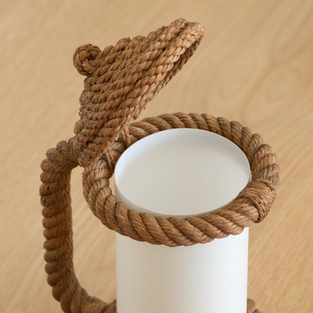 Rope Lantern Lamp by Audoux Minet For Sale 2