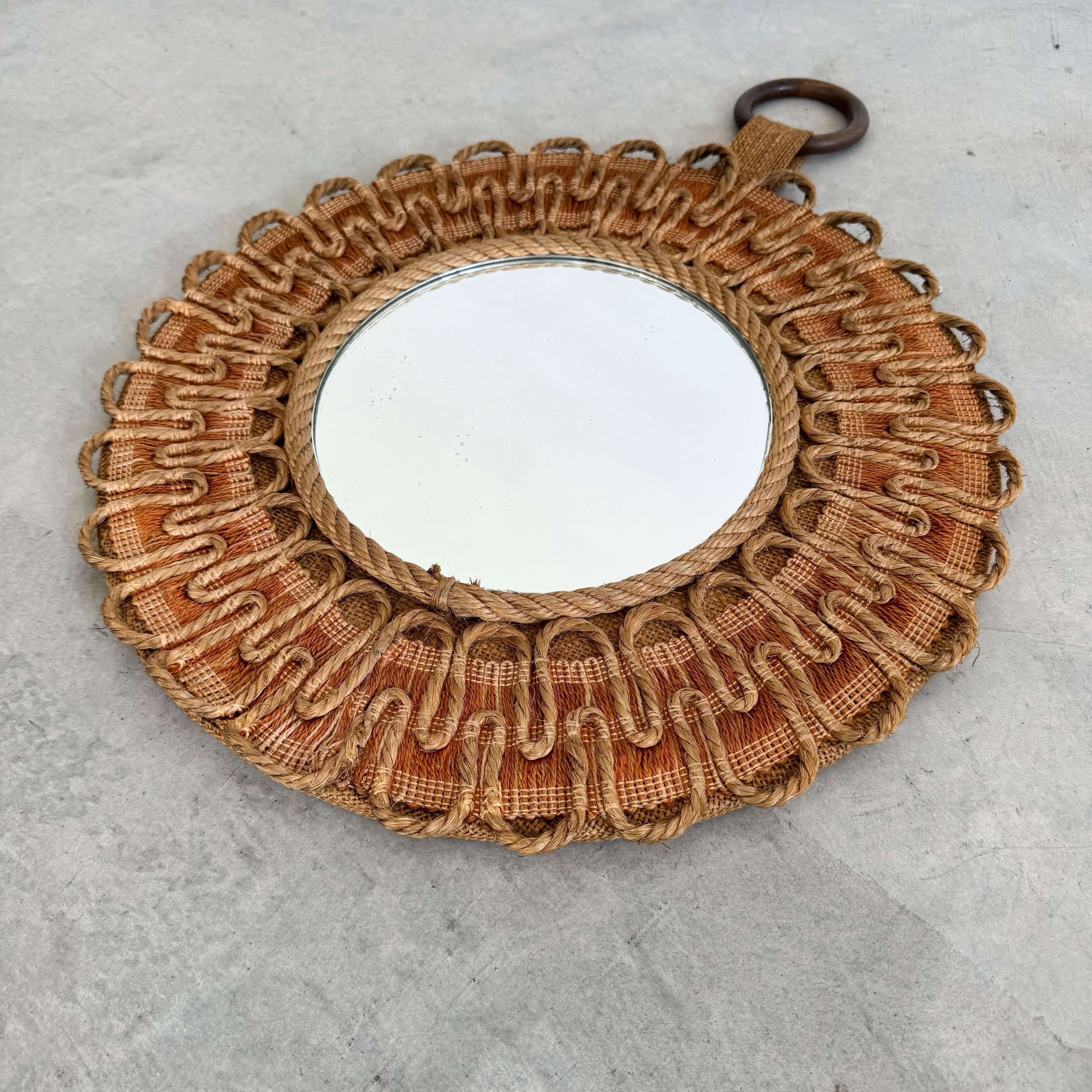 French Rope Mirror, 1950s France For Sale