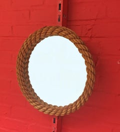 Rope Mirror Audoux Minet, circa 1960